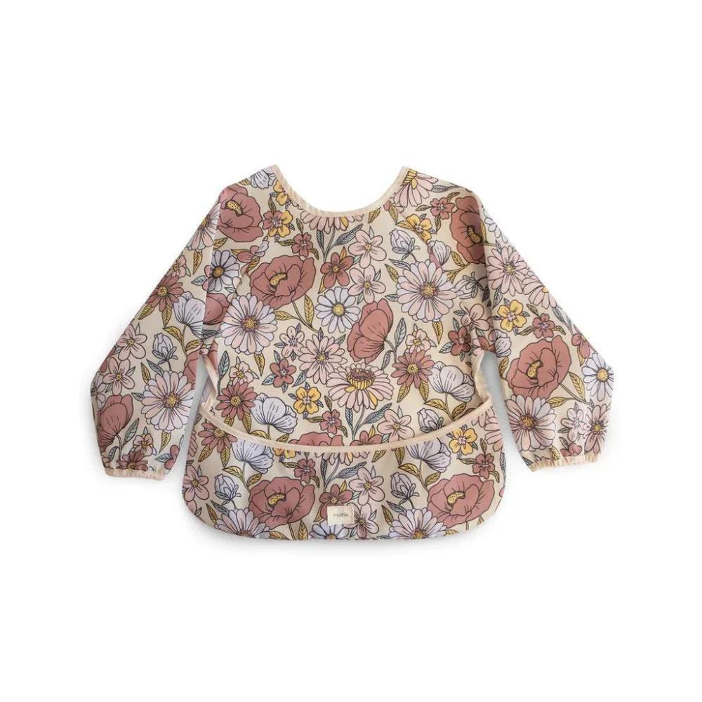 Babete com Mangas Mushie Retro Flowers