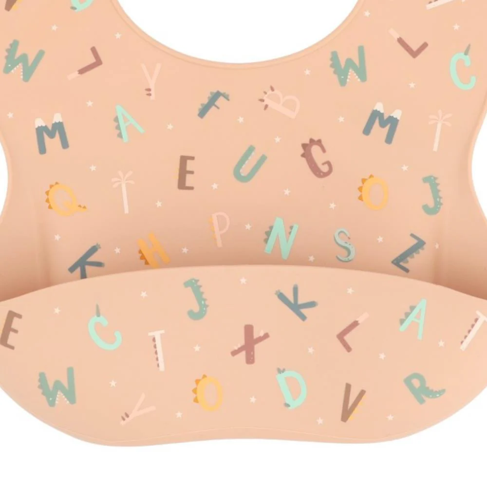 Babete em Silicone Tutete Funny Letters - Image 2