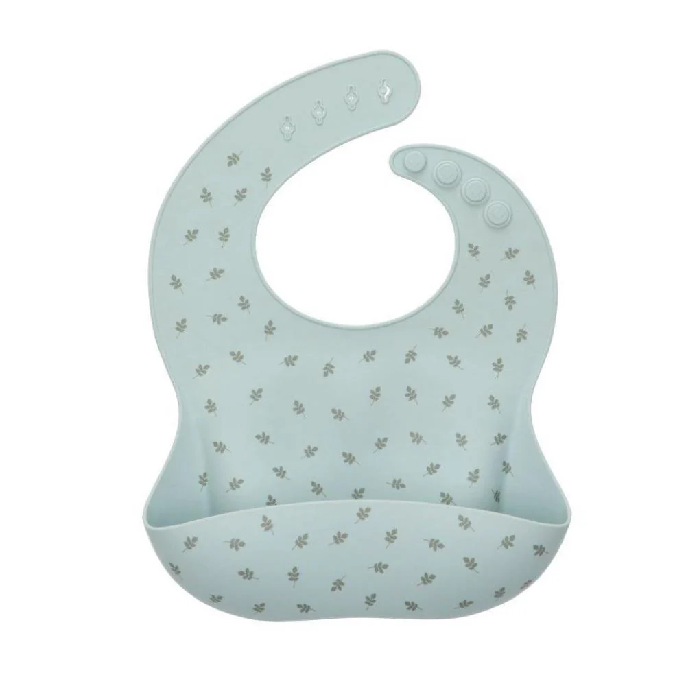Babete em Silicone Tutete Leaves Sage