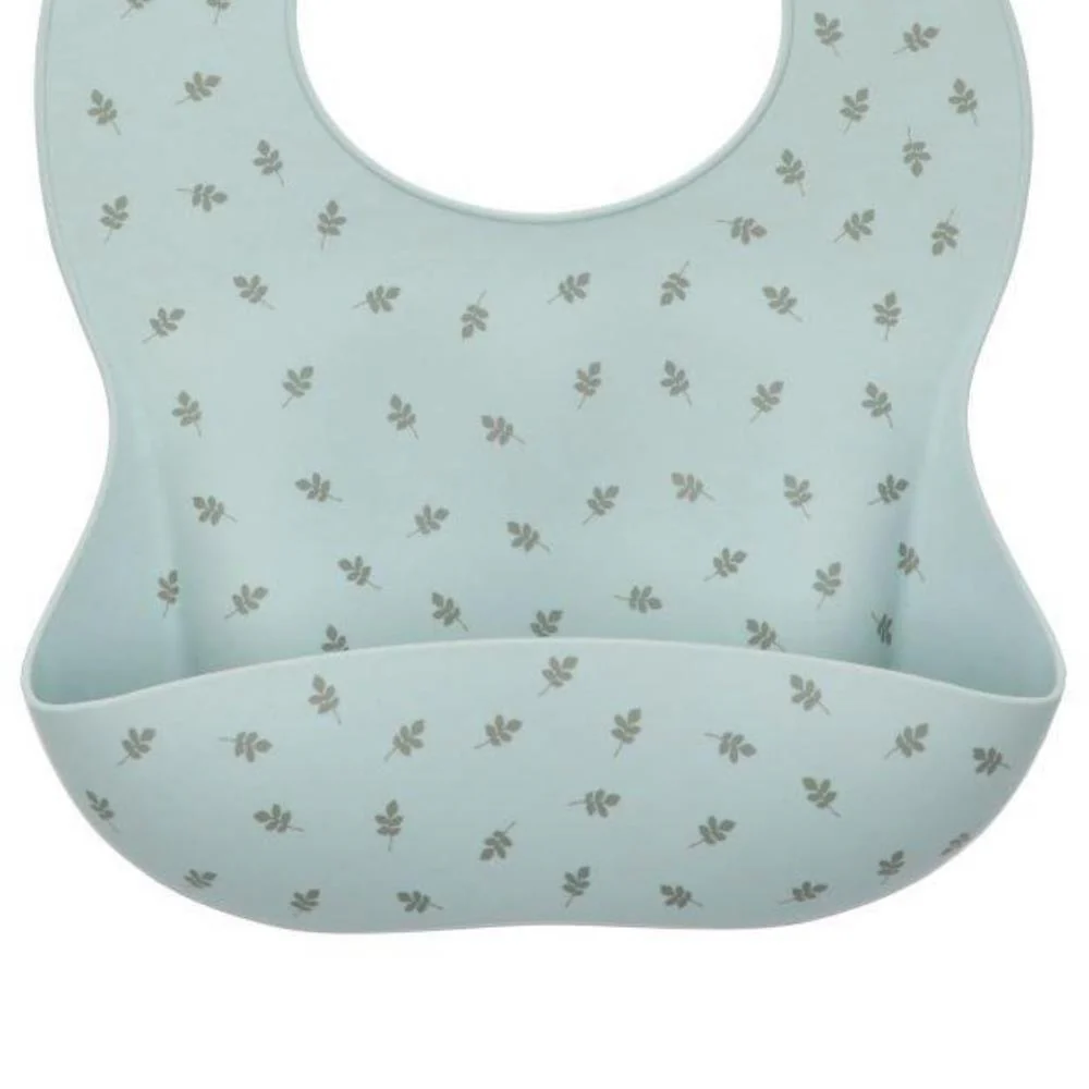 Babete em Silicone Tutete Leaves Sage - Image 2