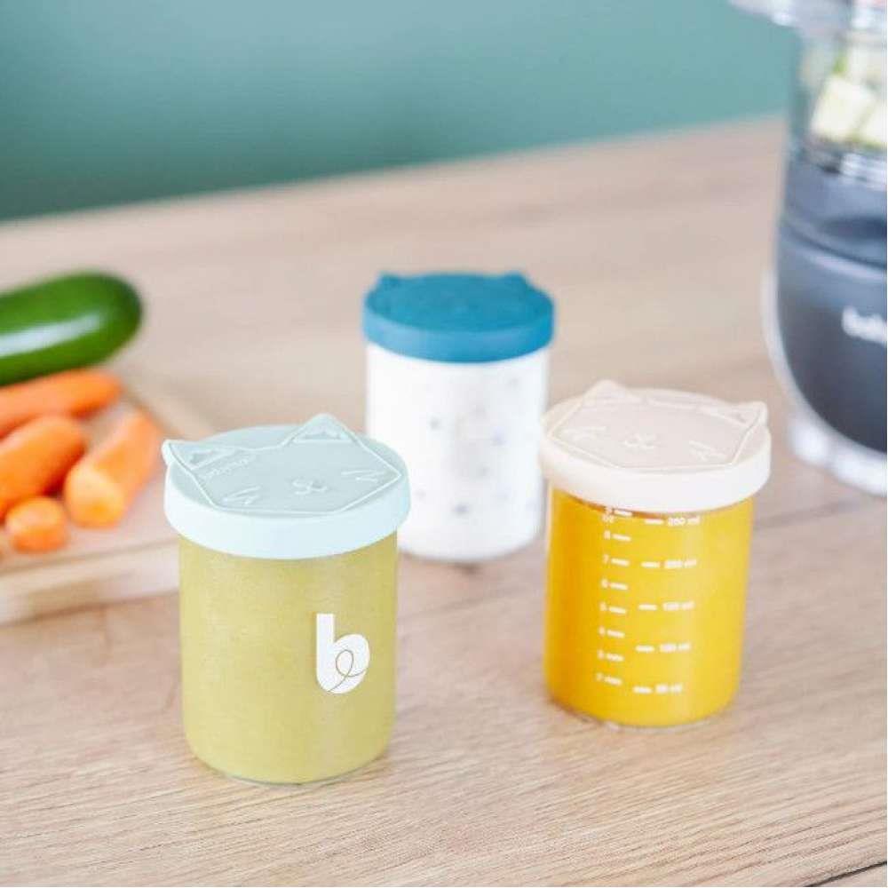 6 Recipientes Babymoov de Vidro com Tampa em Silicone 250ml - Image 4