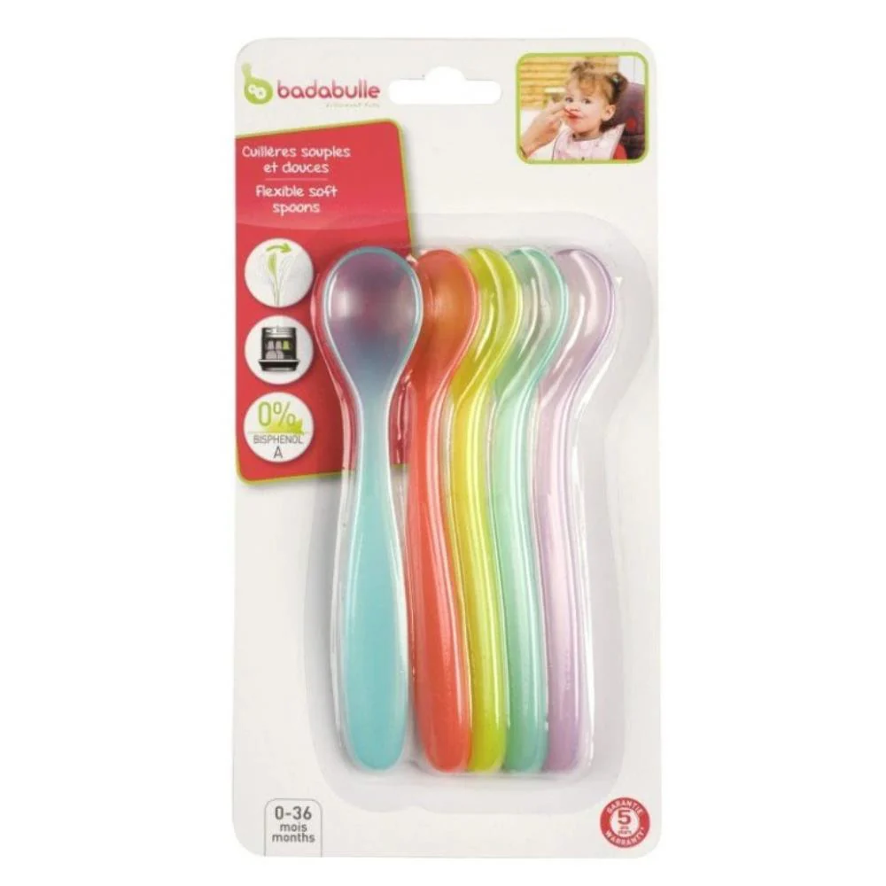 5 Colheres Flexíveis +4M Cores Pastel - Image 2