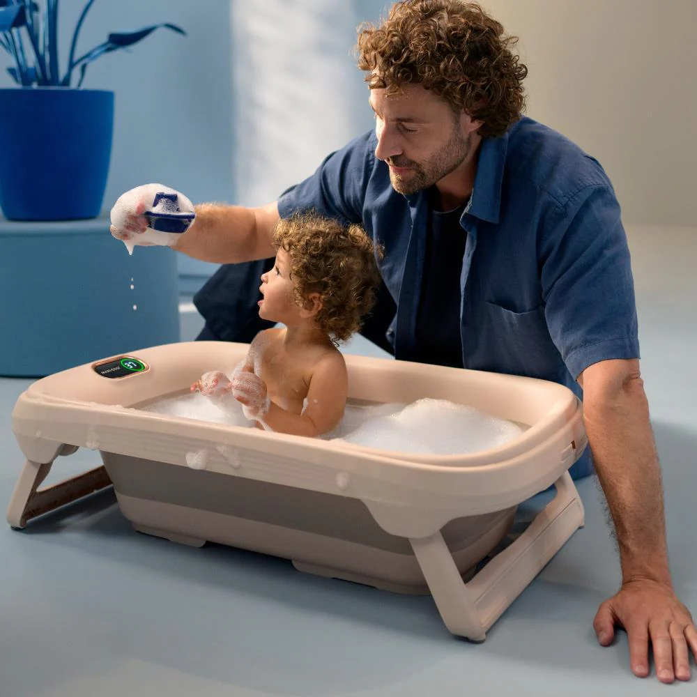Banheira Dobrável com Termómetro e Redutor Maxi-Cosi Indigo Plus Muted Terra - Image 11