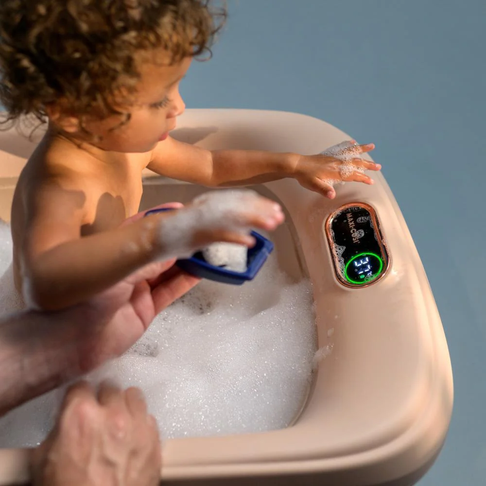 Banheira Dobrável com Termómetro e Redutor Maxi-Cosi Indigo Plus Muted Terra - Image 12