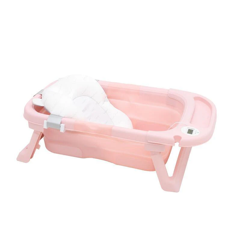 Banheira Dobrável Olmitos com Termómetro e Redutor Pink - Image 4