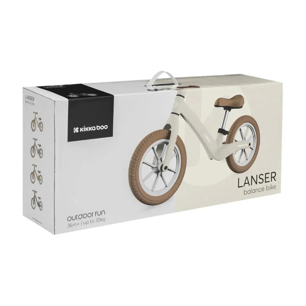 Bicicleta de Equilíbrio Kikkaboo Lanser Beige - Image 5