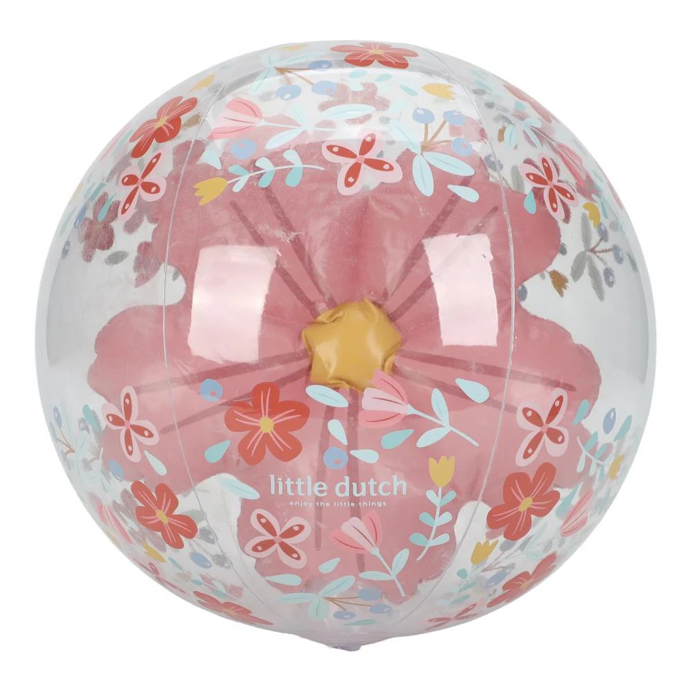 Bola de Praia 3D Little Dutch Pink Flowers