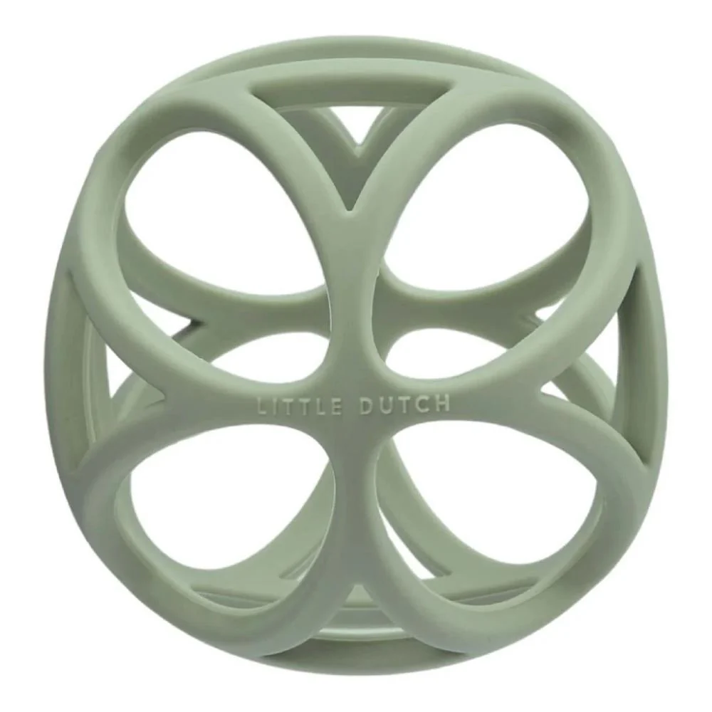 Bola Mordedor em Silicone Little Dutch Verde