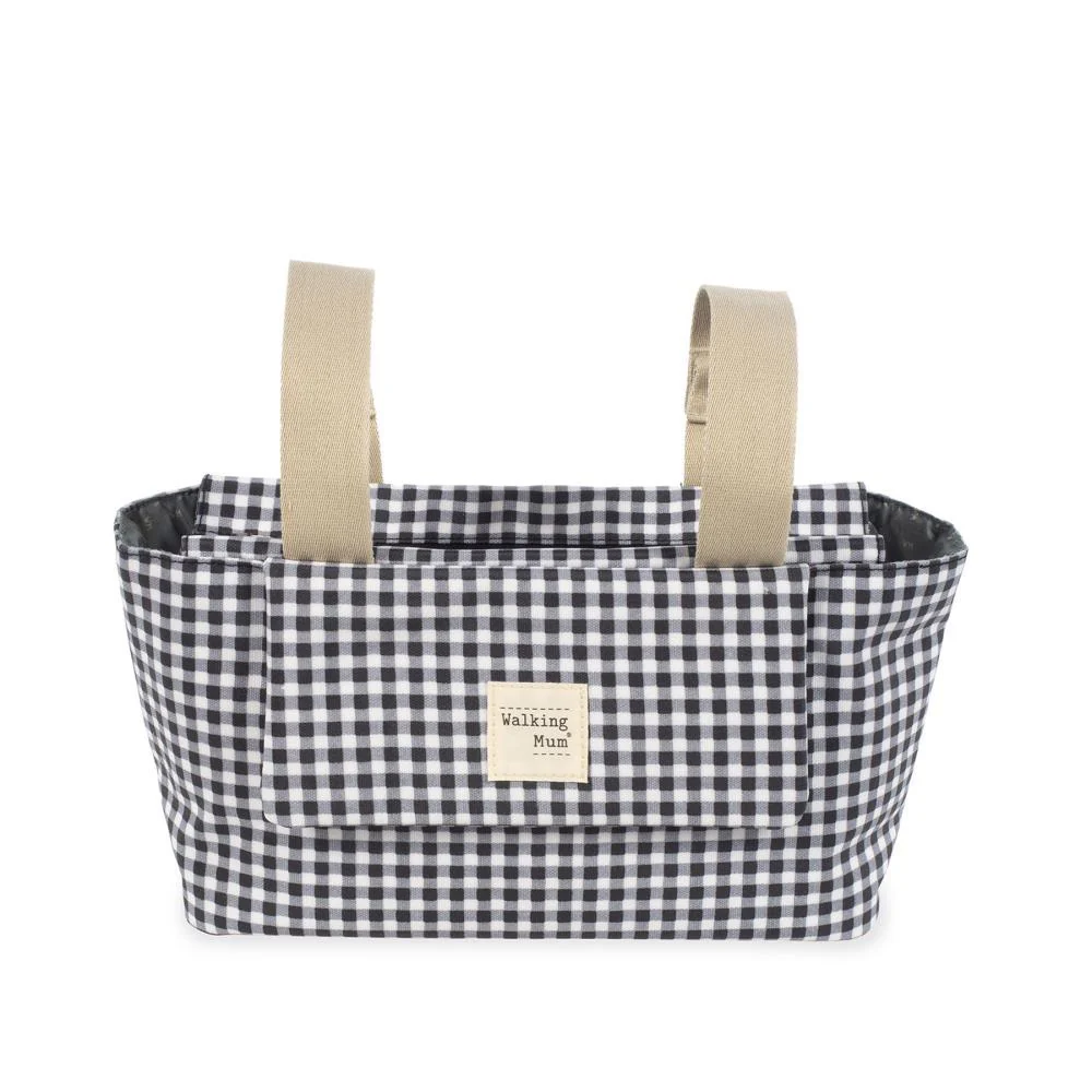 Bolsa Organizadora Walking Mum I Love Vichy Preto - Image 2