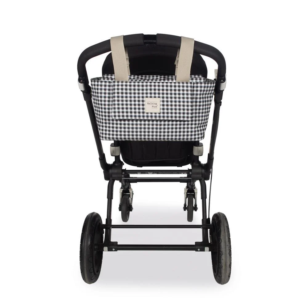 Bolsa Organizadora Walking Mum I Love Vichy Preto - Image 8