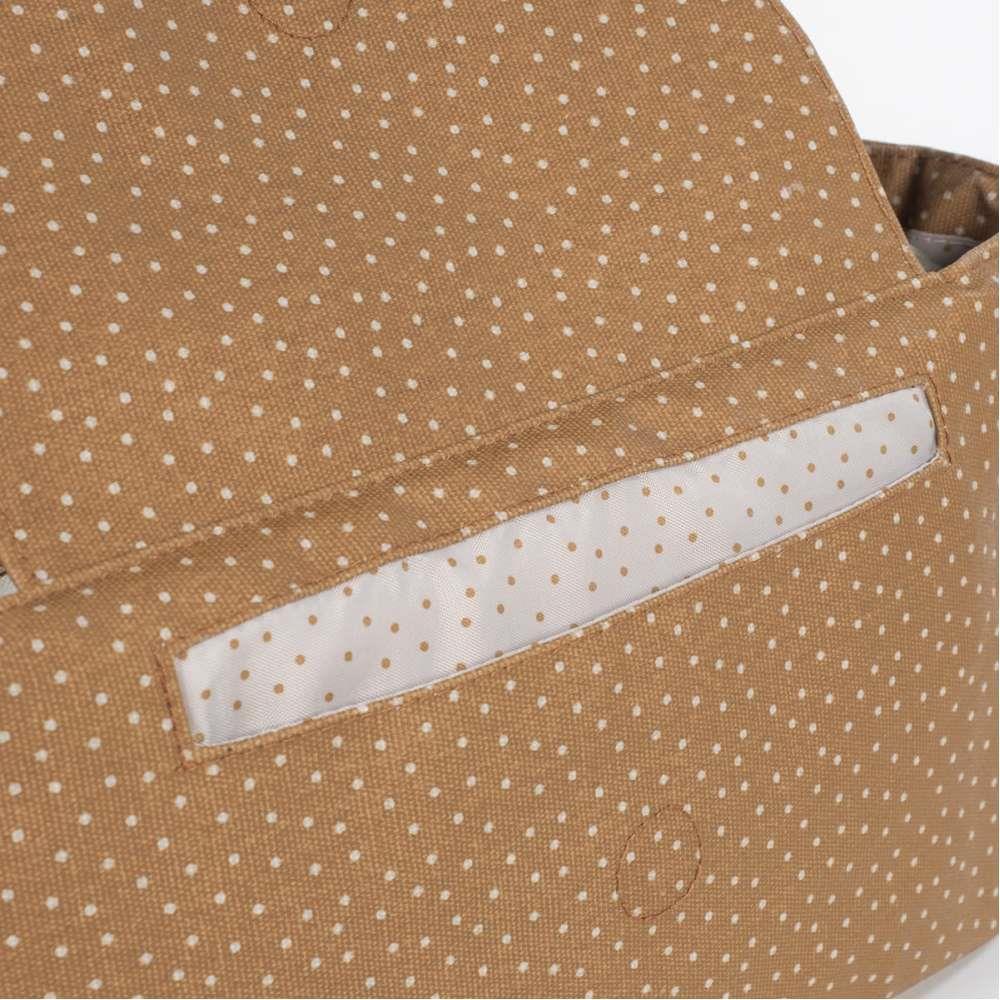 Bolsa Organizadora Walking Mum Polka Dots Poppy Cinnamon - Image 5