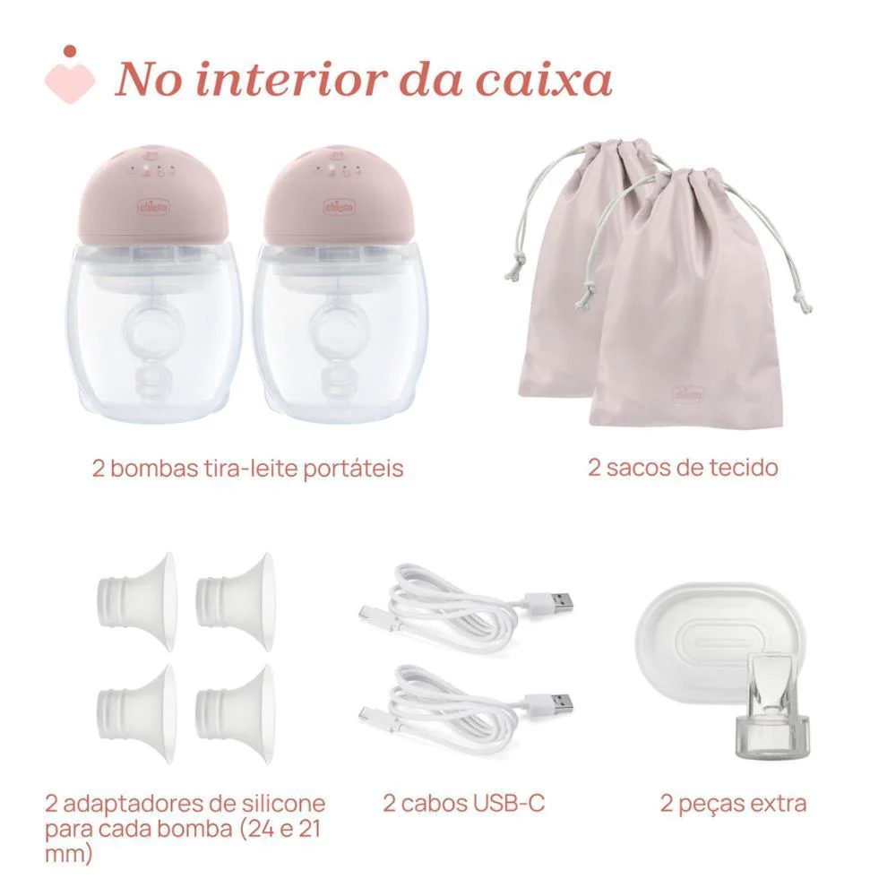 Bomba Tira-Leite Elétrica Mãos Livres Dupla Chicco - Image 6