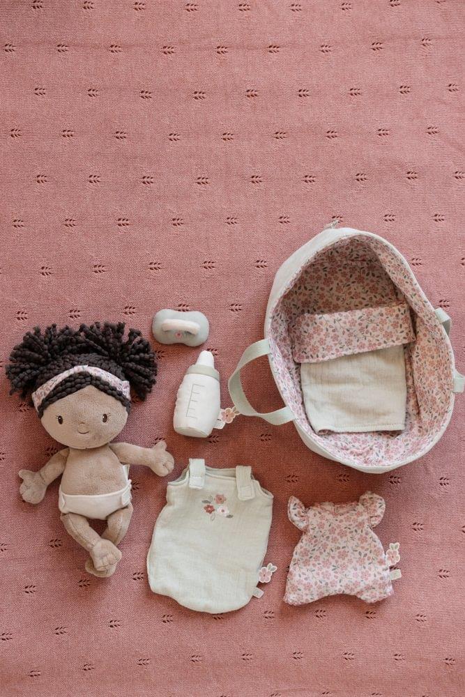 Boneca Bebé de Peluche Little Dutch Evi com Alcofa - Image 7