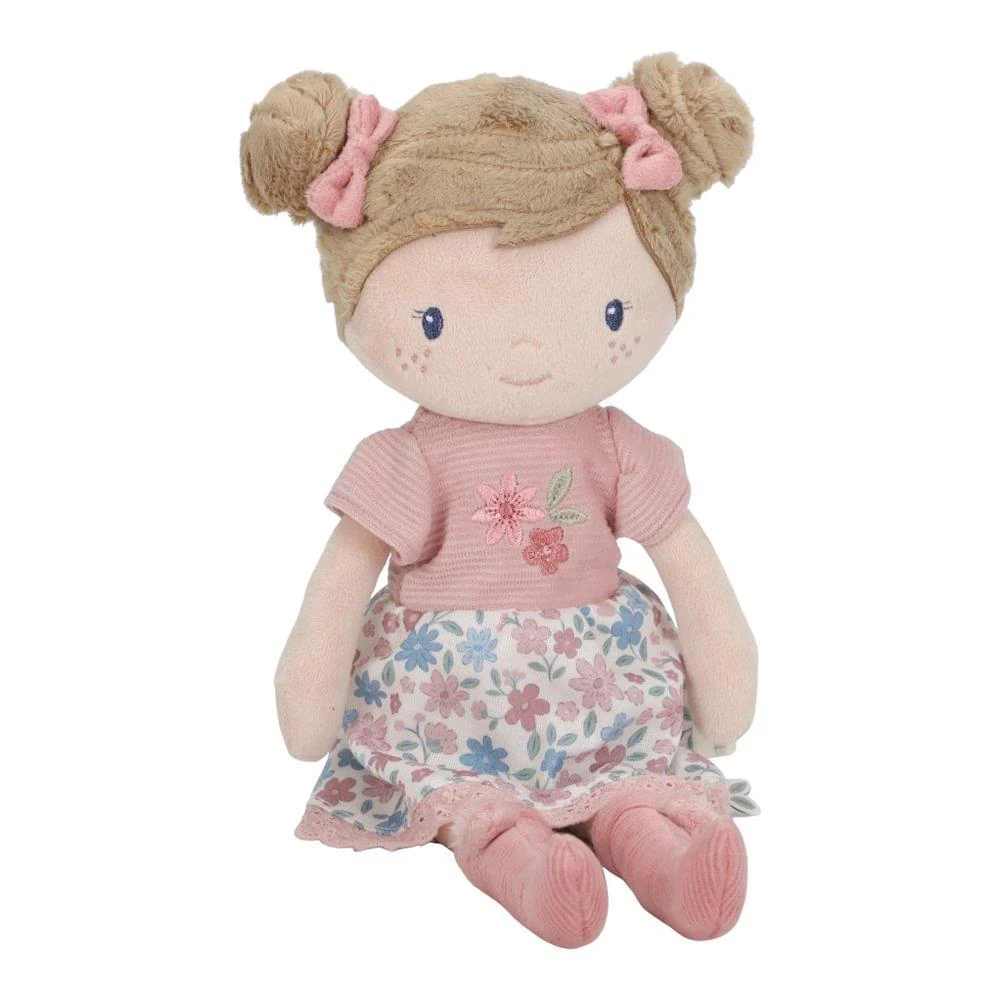 Boneca de Peluche Little Dutch Rosa Flores 35cm - Image 2