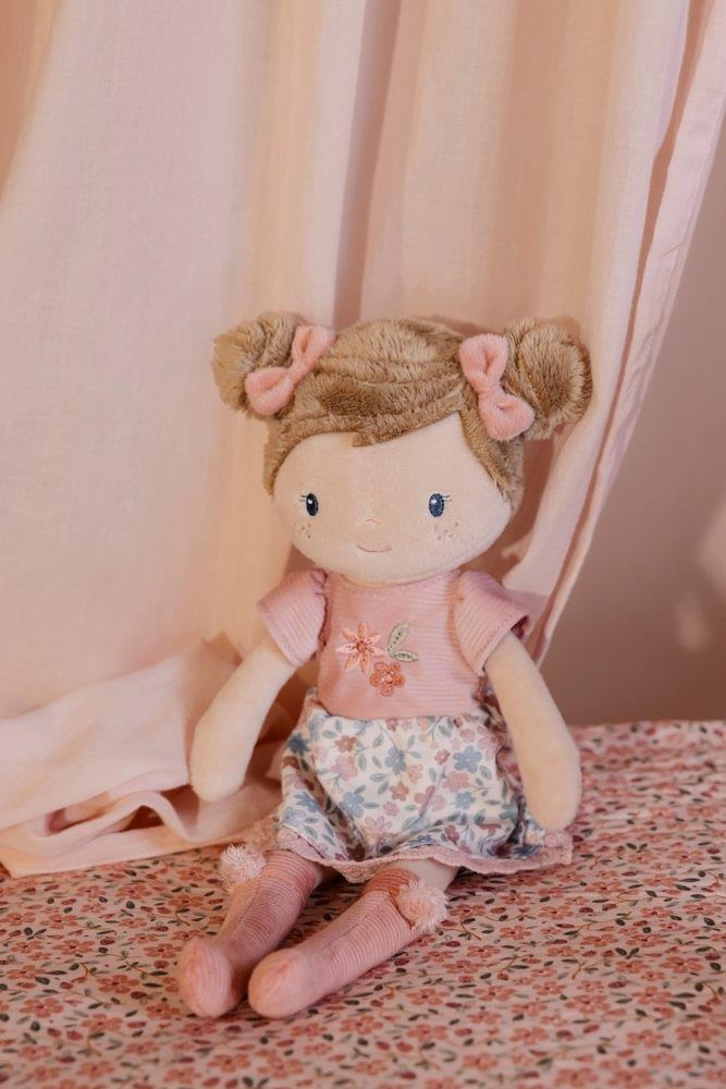 Boneca de Peluche Little Dutch Rosa Flores 35cm - Image 4