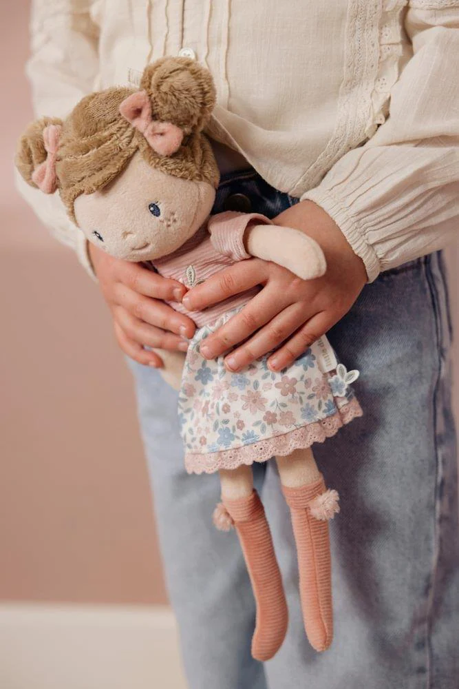 Boneca de Peluche Little Dutch Rosa Flores 35cm - Image 6