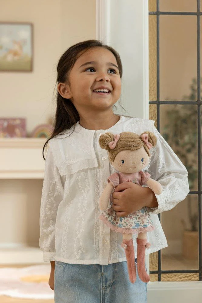 Boneca de Peluche Little Dutch Rosa Flores 35cm - Image 8