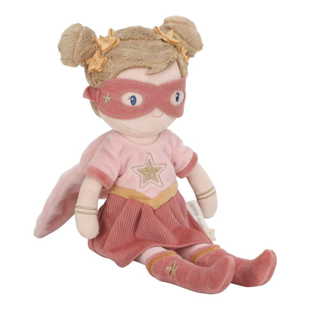 Boneca de Peluche Little Dutch Super-Herói Rosa 35cm - Image 2