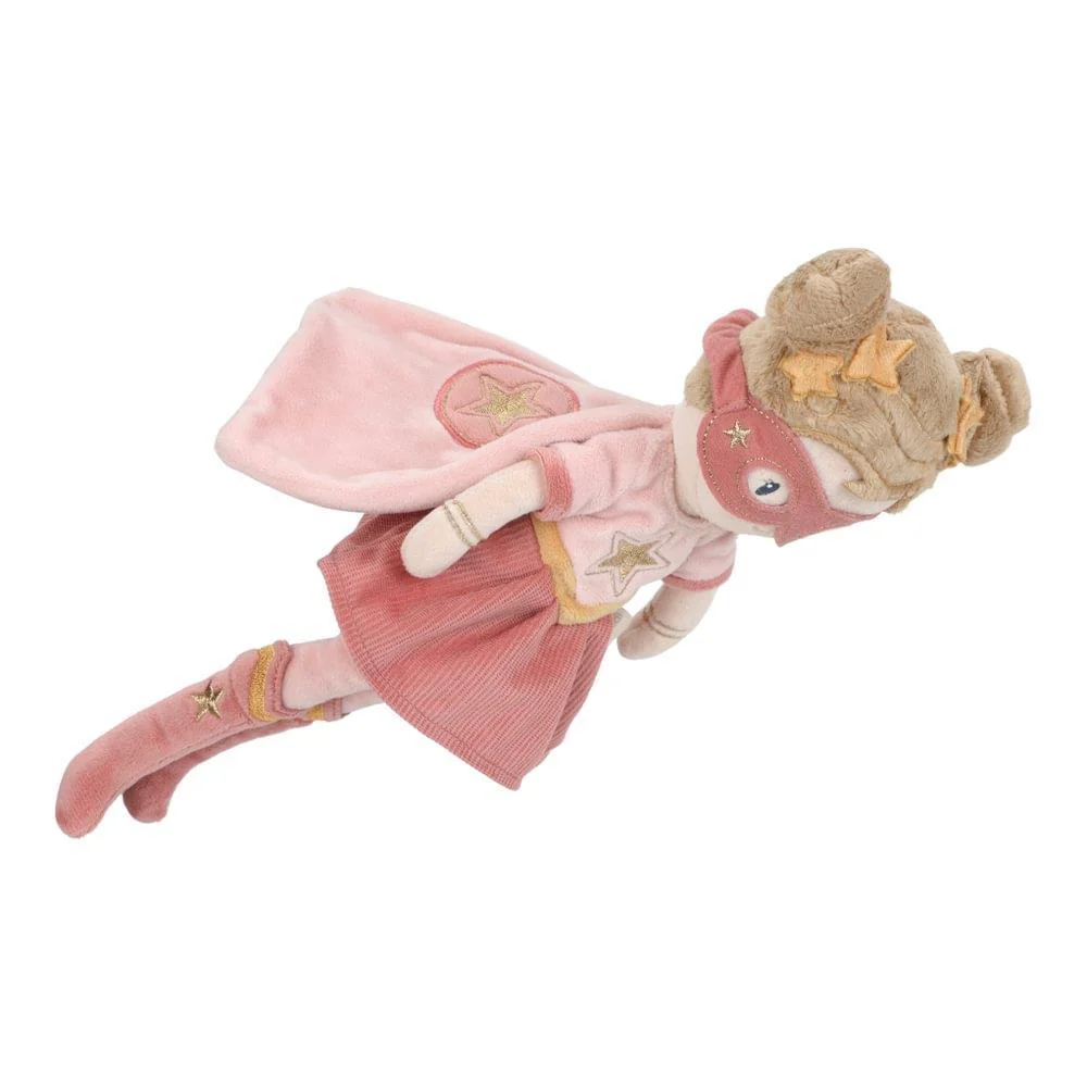Boneca de Peluche Little Dutch Super-Herói Rosa 35cm - Image 4