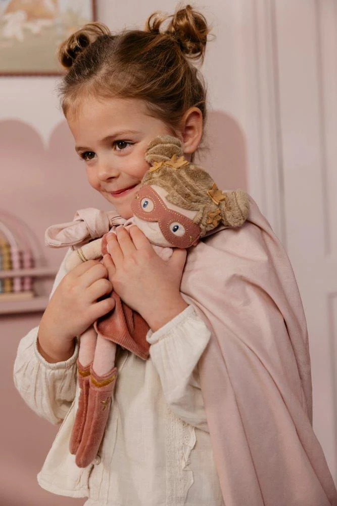Boneca de Peluche Little Dutch Super-Herói Rosa 35cm - Image 9