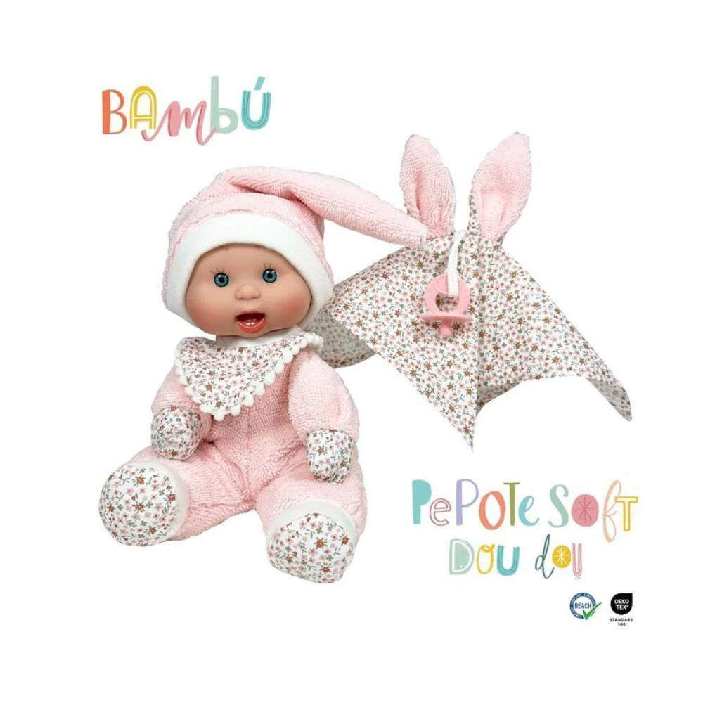 Boneca Pepote Nines D´Ónil Soft Bambu 26 cm - Image 6