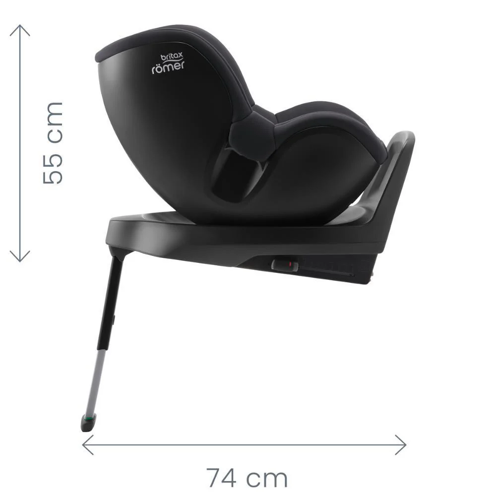 Britax Römer DualFix M Plus Midnight Grey 61-105cm - Image 8
