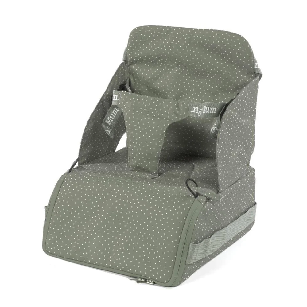Cadeira da Papa Portátil Walking Mum Polka Dot Poppy Moss