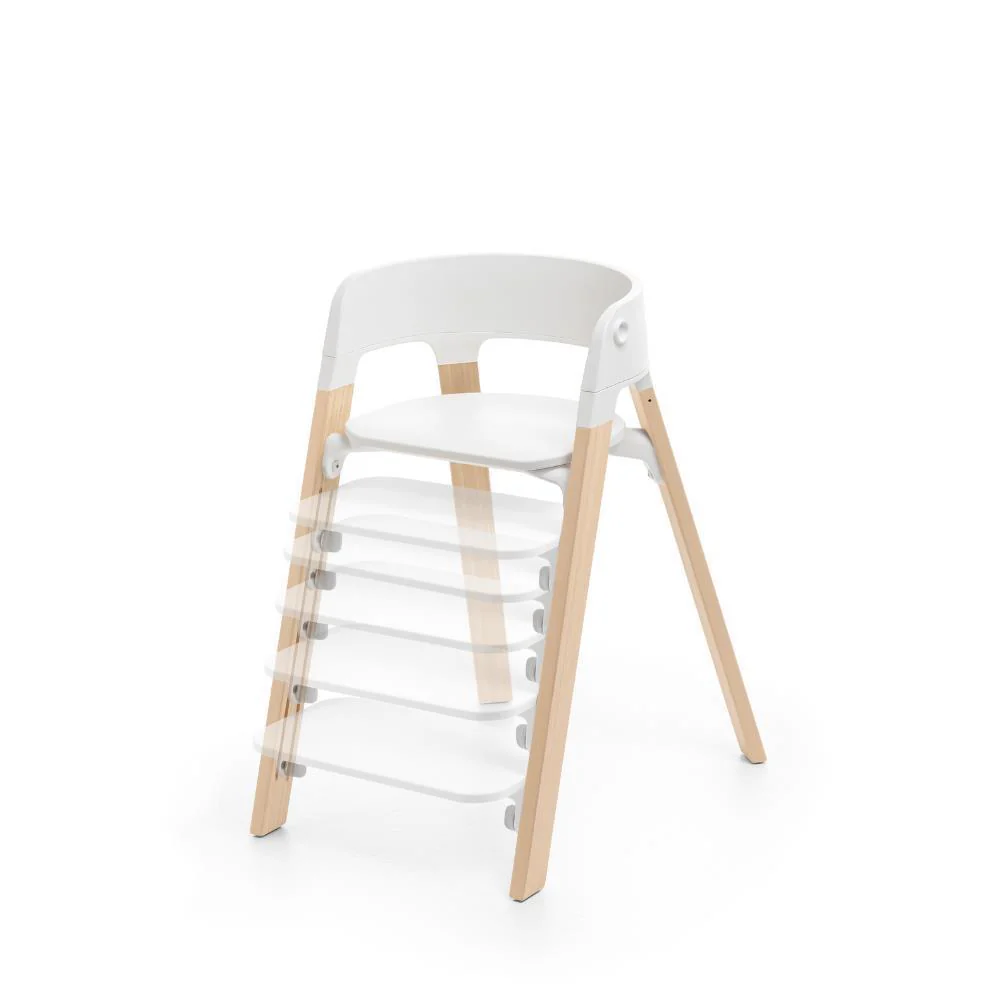 Cadeira da Papa Stokke Steps White/Natural - Image 6