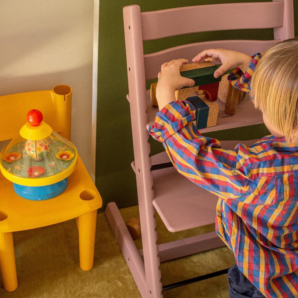 Cadeira da Papa Stokke Tripp Trapp em Madeira Heather Mauve - Image 8