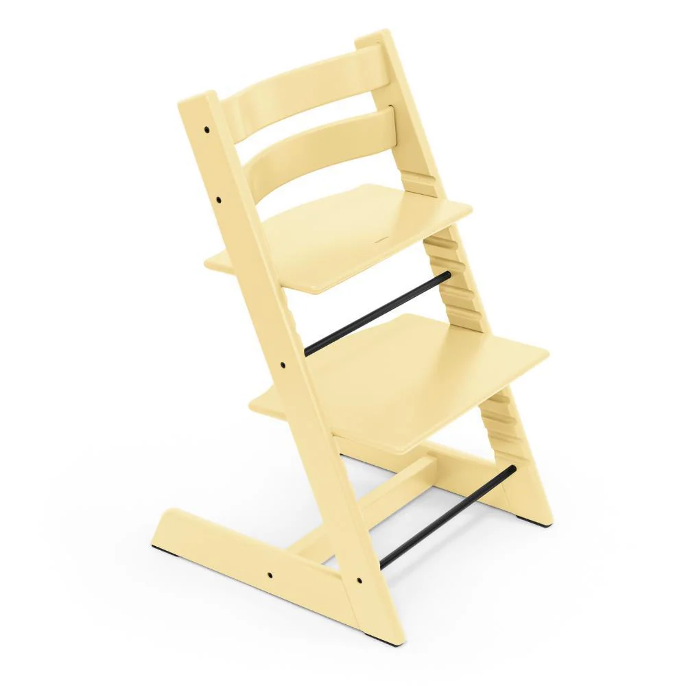 Cadeira da Papa Stokke Tripp Trapp em Madeira Lemon Yellow
