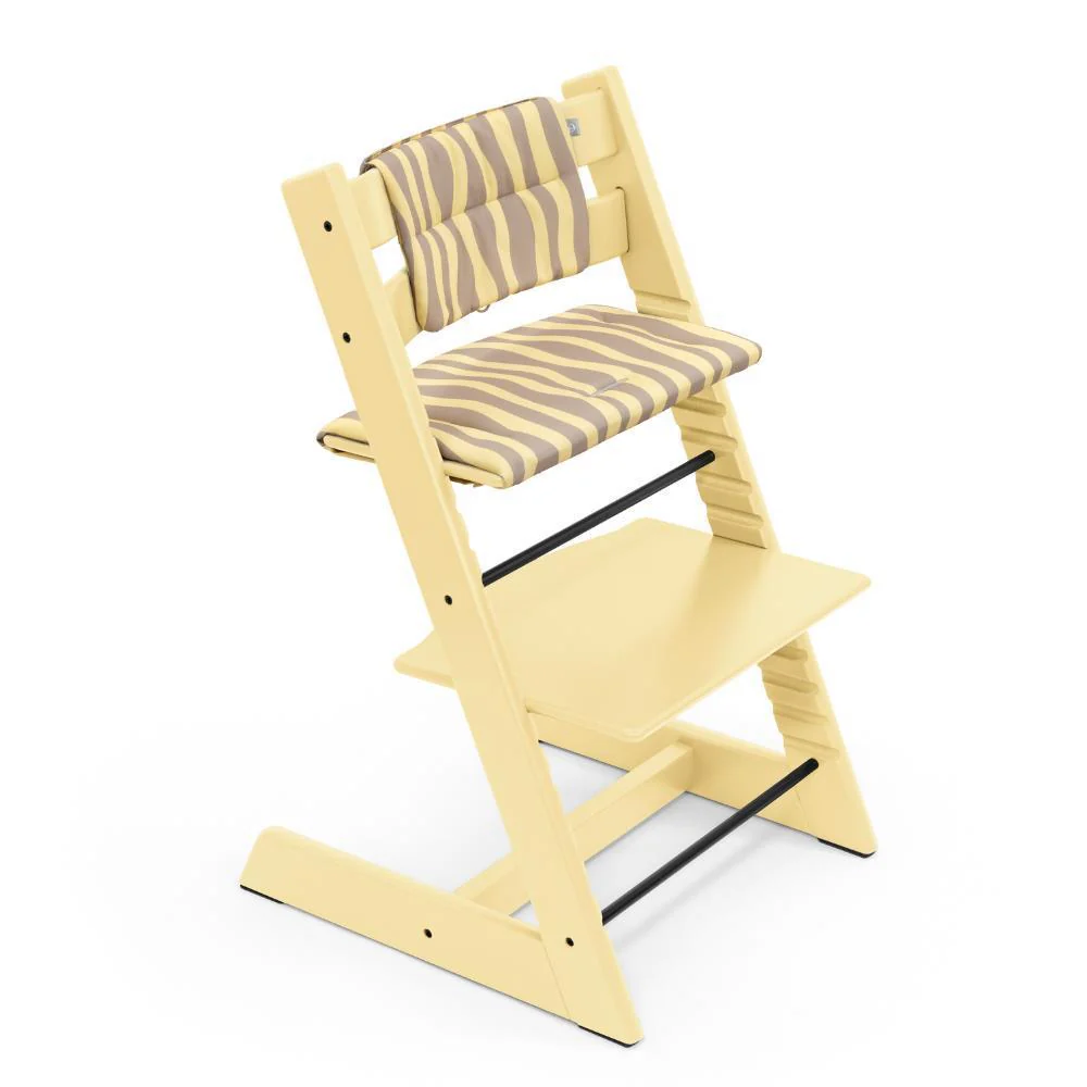 Cadeira da Papa Stokke Tripp Trapp em Madeira Lemon Yellow - Image 3