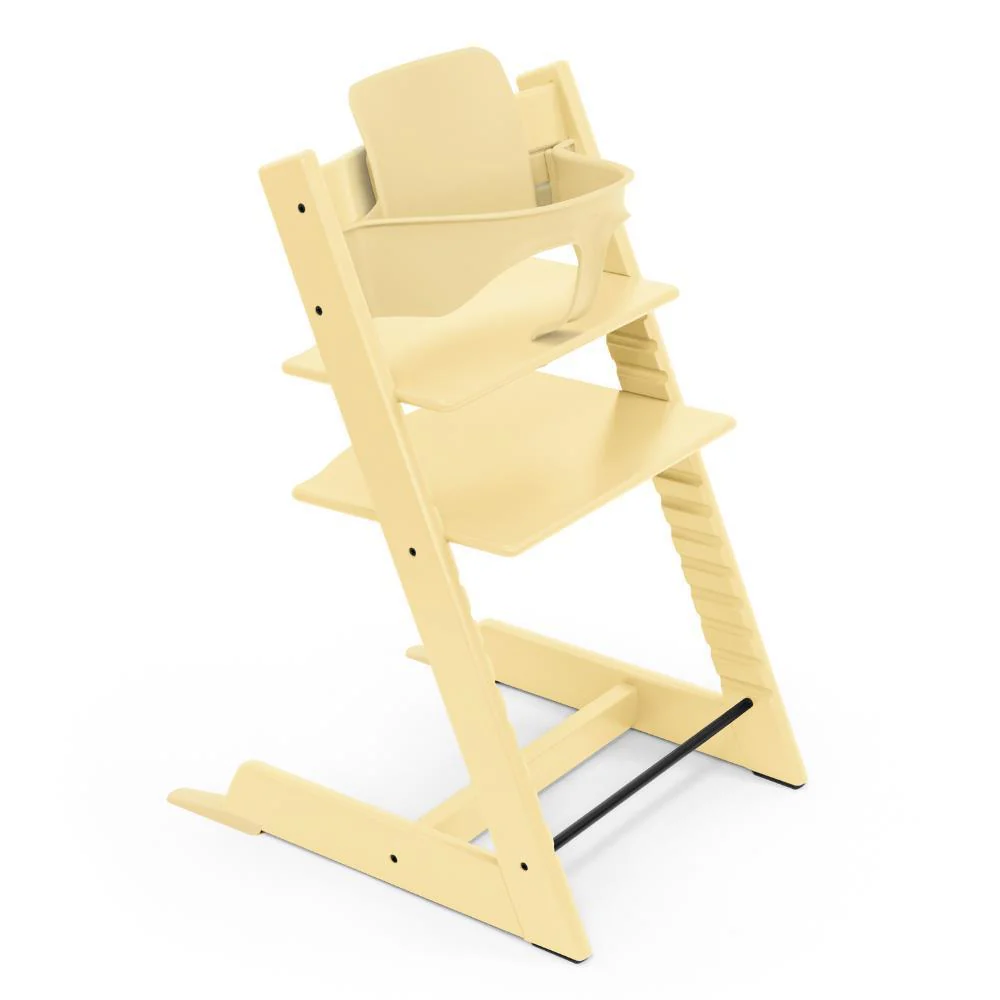 Cadeira da Papa Stokke Tripp Trapp em Madeira Lemon Yellow - Image 4