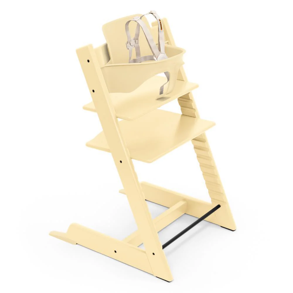 Cadeira da Papa Stokke Tripp Trapp em Madeira Lemon Yellow - Image 5