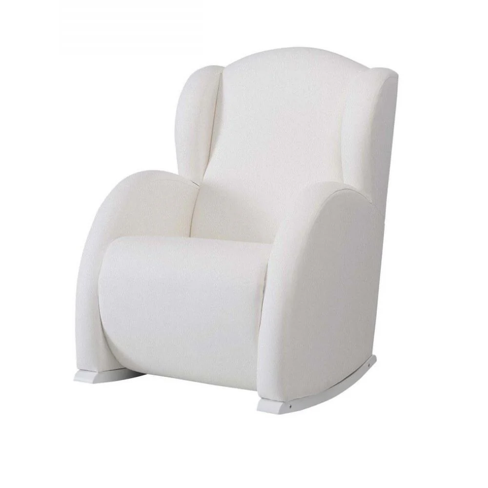 Cadeirão Flor com Slow System em Polipele Branco