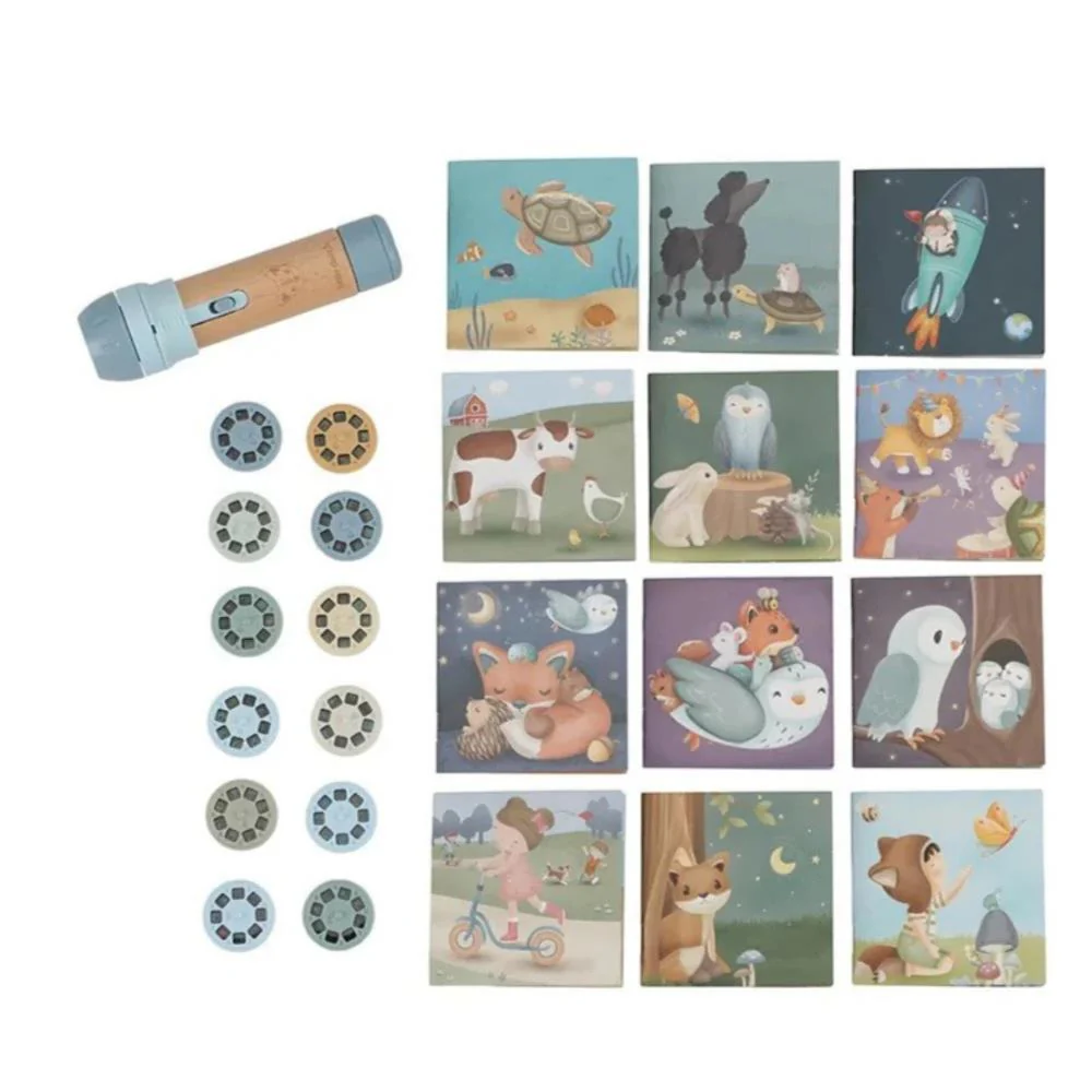 Caixa com Lanterna Projetora e Histórias Little Dutch Blue - Image 4