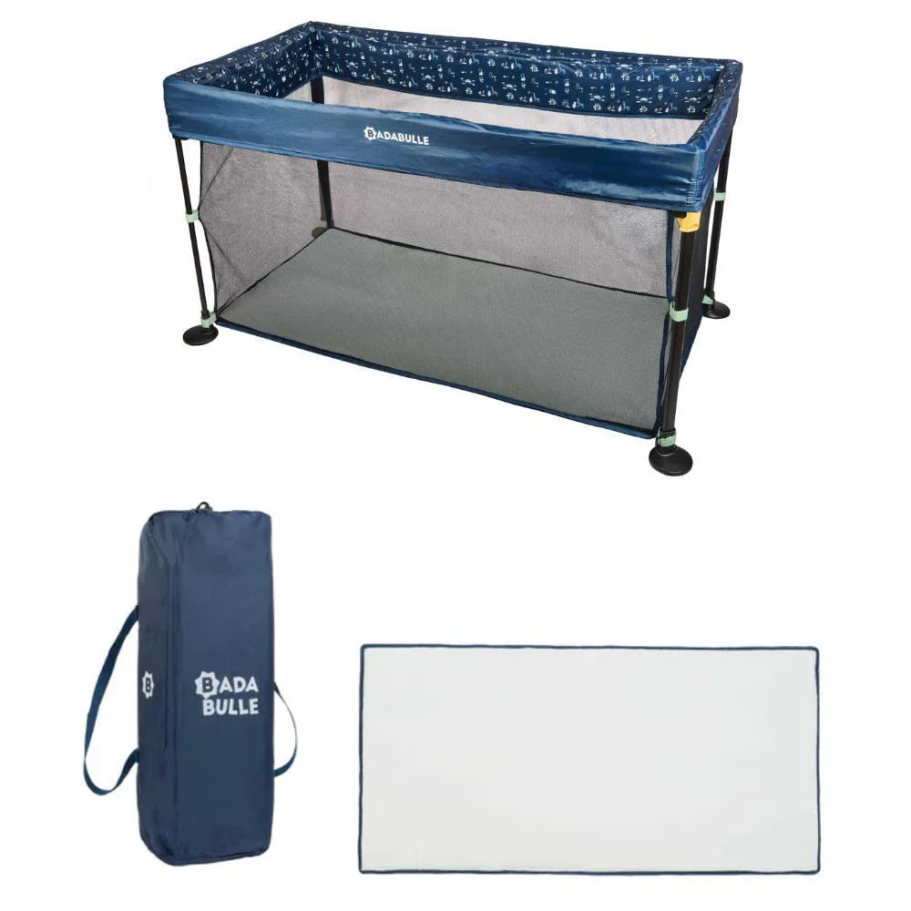 Cama de Viagem Badabulle Easy Clip Azul - Image 3