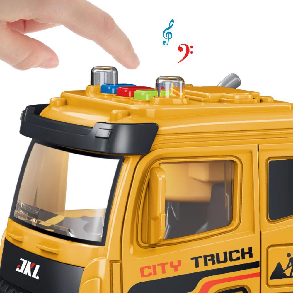 Camião de Transporte Luz e Som com Escavadora Giros - Image 2