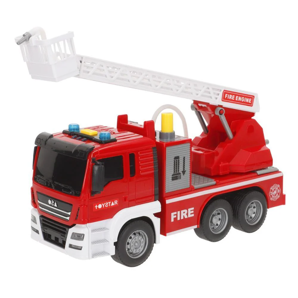Camião dos Bombeiros com Bomba de Água, Sistema de Fricção, Luz e Som 1:14 - Image 2