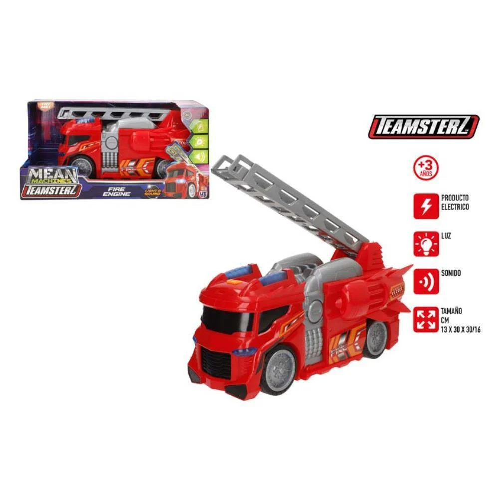 Camião dos Bombeiros Teamsterz Mean Machines com Luz e Som - Image 2