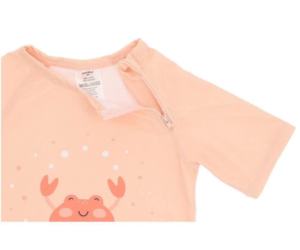Camisola com Proteção Solar Jolie Crab Coral 2-3 Anos - Image 2