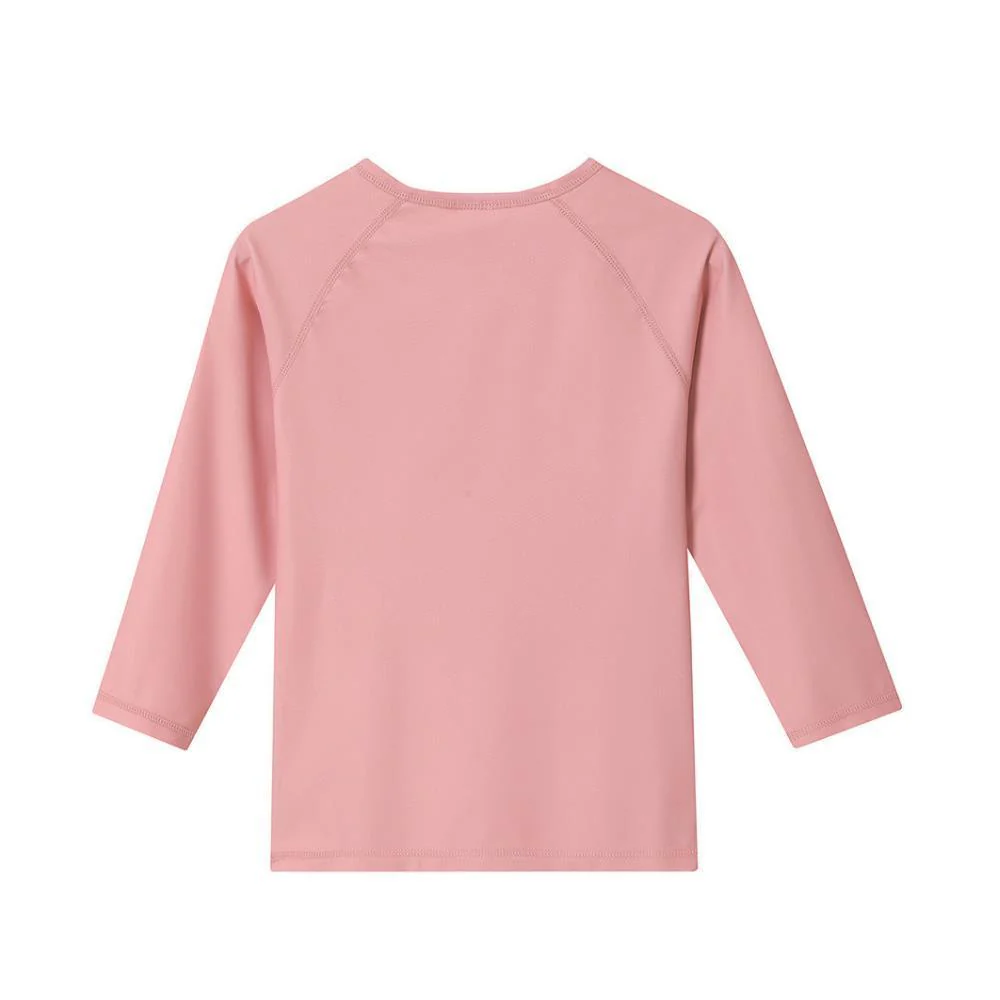 Camisola de Praia de Manga Comprida UPF50+ Monnëka Whale Pink 1-2 Anos - Image 2