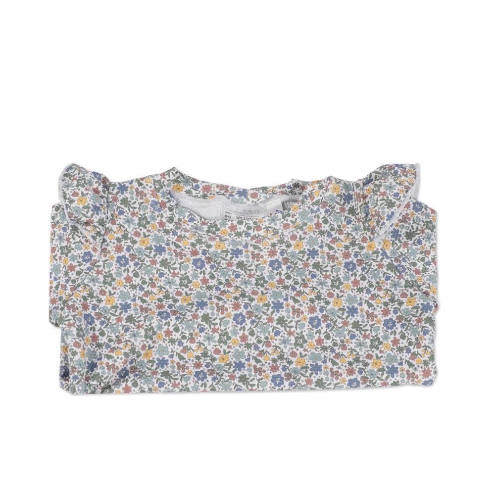 Camisola de Praia Walking Mum Summer Flowers UPF50+ Tamanho S 9-12m - Image 2