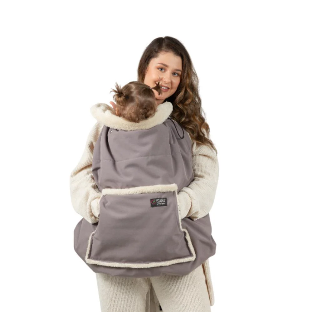 Capa para Marsúpio/Porta Bebés Winter Frosted Almond Taupe - Image 2