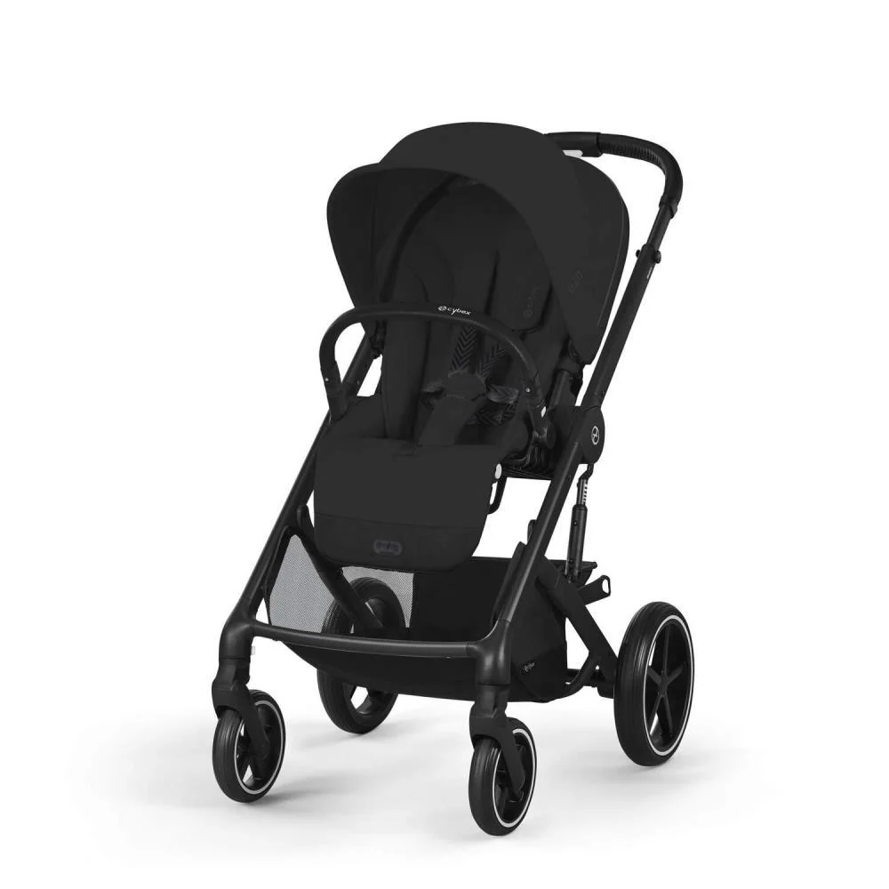 Carrinho Cybex Balios S Lux BLK Moon Black - Chassis Preto