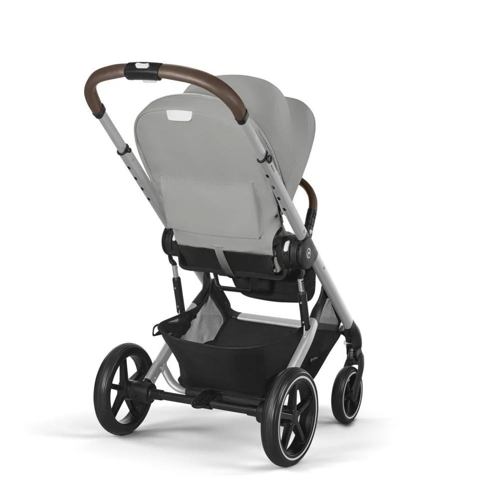 Carrinho Cybex Balios S Lux SLV B Stone Grey - Chassis Prateado - Image 5
