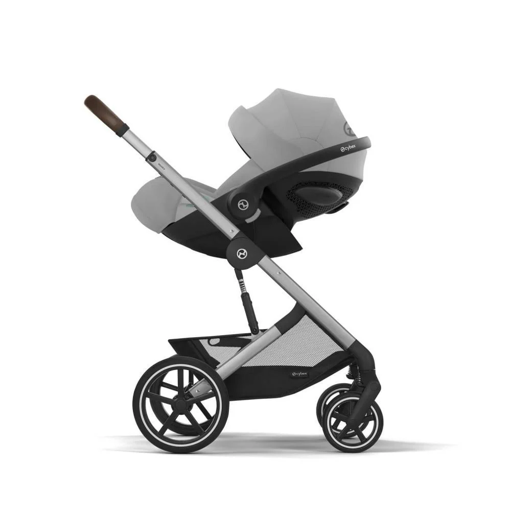 Carrinho Cybex Balios S Lux SLV B Stone Grey - Chassis Prateado - Image 7