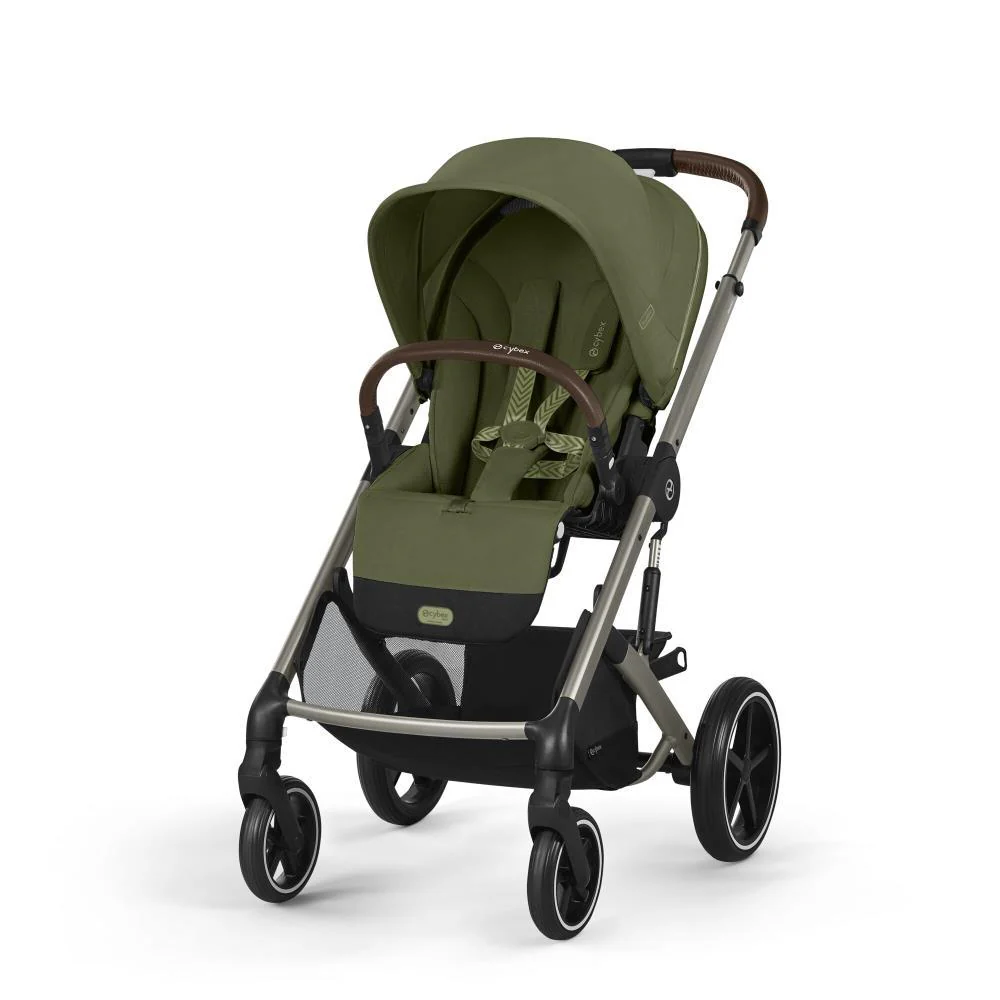 Carrinho Cybex Balios S Lux TPE Moss Green - Chassis Taupe