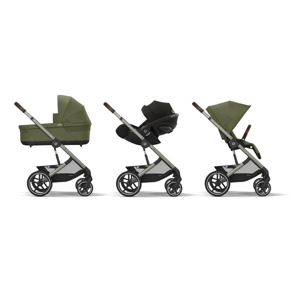 Carrinho Cybex Balios S Lux TPE Moss Green - Chassis Taupe - Image 10