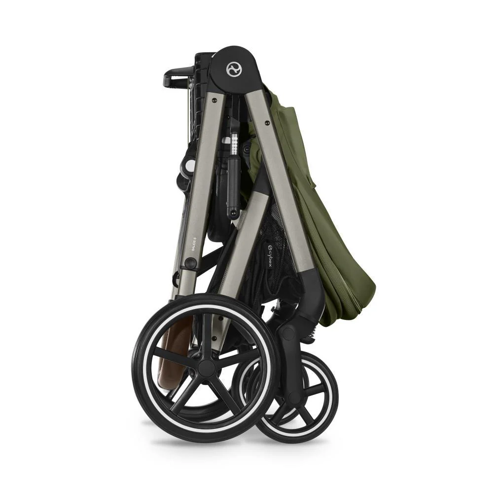 Carrinho Cybex Balios S Lux TPE Moss Green - Chassis Taupe - Image 4