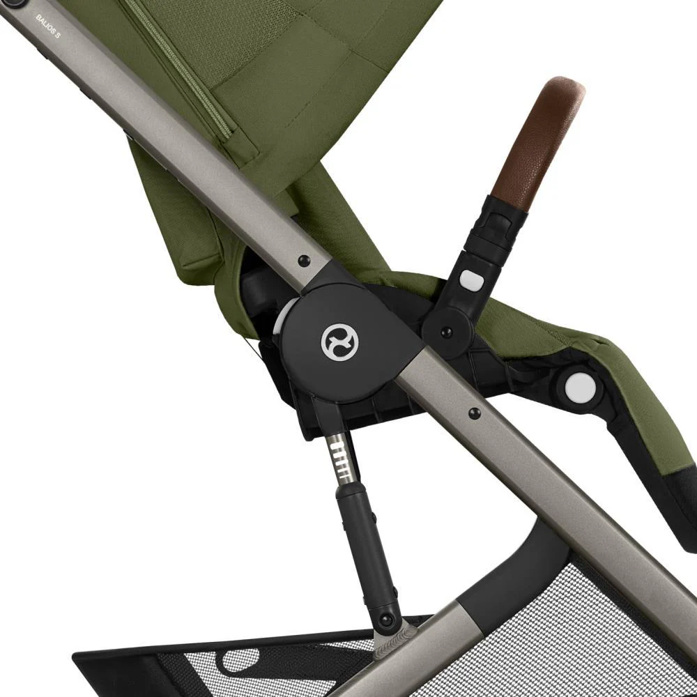 Carrinho Cybex Balios S Lux TPE Moss Green - Chassis Taupe - Image 7
